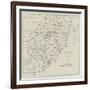 Section of a Map of South Africa-null-Framed Giclee Print