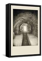 Section of a Sewer in Paris-A. Pepper-Framed Stretched Canvas