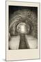 Section of a Sewer in Paris-A. Pepper-Mounted Art Print