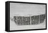 Section of English First-Rank Ship, 18th Century-null-Framed Stretched Canvas