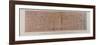 Section of Papyrus Inscribed with Cursive Hieroglyphs-null-Framed Giclee Print