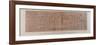 Section of Papyrus Inscribed with Cursive Hieroglyphs-null-Framed Giclee Print