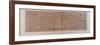 Section of Papyrus Inscribed with Cursive Hieroglyphs-null-Framed Giclee Print