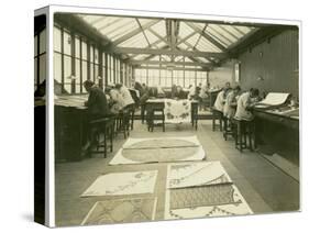 Section of the Designing Room, Carpet Trades, 1923-English Photographer-Stretched Canvas