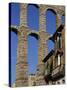 Section of the Roman Aqueduct at Segovia, UNESCO World Heritage Site, Castilla Y Leon, Spain-Tomlinson Ruth-Stretched Canvas