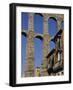 Section of the Roman Aqueduct at Segovia, UNESCO World Heritage Site, Castilla Y Leon, Spain-Tomlinson Ruth-Framed Photographic Print