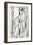 Section of the Wall and Arch of the Absidial Chapels of Reims Cathedral-Villard de Honnecourt-Framed Giclee Print