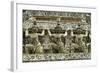 Section of the Wat Arun (Temple of the Dawn), Bangkok, Thailand, Southeast Asia, Asia-John Woodworth-Framed Photographic Print