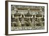 Section of the Wat Arun (Temple of the Dawn), Bangkok, Thailand, Southeast Asia, Asia-John Woodworth-Framed Photographic Print