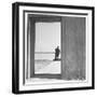 Section of Twelve Foot, Three Mile Concrete Wall with Bulkhead Opening-Walker Evans-Framed Premium Photographic Print