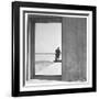 Section of Twelve Foot, Three Mile Concrete Wall with Bulkhead Opening-Walker Evans-Framed Photographic Print