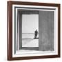 Section of Twelve Foot, Three Mile Concrete Wall with Bulkhead Opening-Walker Evans-Framed Photographic Print