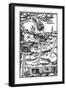 Sectional View of a German Mine, 1556-null-Framed Giclee Print