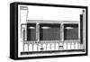 Sectional View of Lead Chambers for Large-Scale Production of Sulphuric Acid, 1870-null-Framed Stretched Canvas