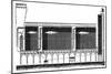 Sectional View of Lead Chambers for Large-Scale Production of Sulphuric Acid, 1870-null-Mounted Giclee Print