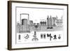 Sectional View of Liverpool Gas Works, 1860-Charles Partington-Framed Giclee Print