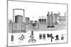 Sectional View of Liverpool Gas Works, 1860-Charles Partington-Mounted Giclee Print