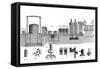 Sectional View of Liverpool Gas Works, 1860-Charles Partington-Framed Stretched Canvas