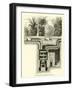 Sectional View of Method of Heating-null-Framed Giclee Print