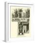Sectional View of Method of Heating-null-Framed Giclee Print