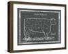 Sectioned Cow-Gwendolyn Babbitt-Framed Art Print