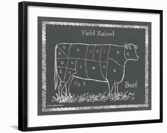 Sectioned Cow-Gwendolyn Babbitt-Framed Art Print