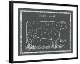 Sectioned Cow-Gwendolyn Babbitt-Framed Art Print