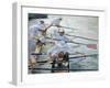 Securing Oars, Henley-Timothy Easton-Framed Giclee Print