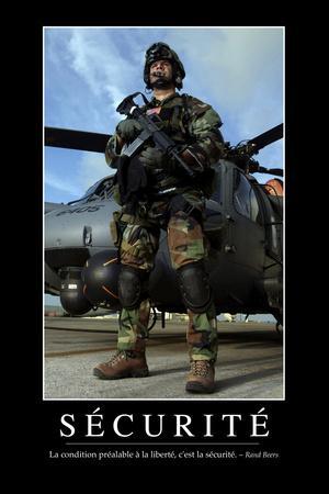 Securite Citation Et Affiche D Inspiration Et Motivation Photographic Print Allposters Com