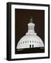 Security Agents Stand Watch on the Roof of the U.S. Capitol-null-Framed Photographic Print