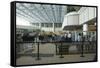 Security Area At Orlando Airport Florida-Mark Williamson-Framed Stretched Canvas