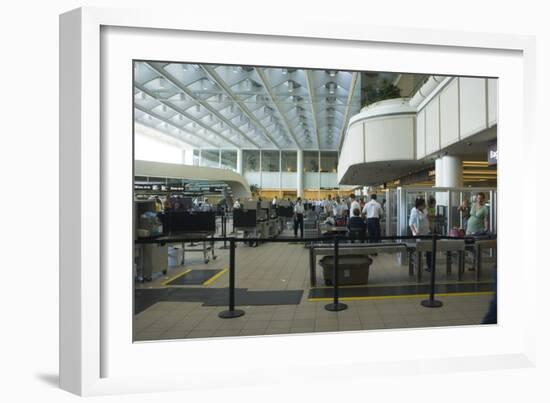 Security Area At Orlando Airport Florida-Mark Williamson-Framed Photographic Print