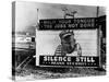 Security Billboard at Allis-Chalmers Plant-null-Stretched Canvas