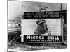 Security Billboard at Allis-Chalmers Plant-null-Mounted Photographic Print