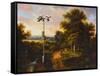 Security Camera in Country-null-Framed Stretched Canvas