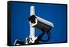 Security Camera-Nathan Wright-Framed Stretched Canvas