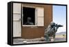 Security Forces Airmen Guard a Building During Training-null-Framed Stretched Canvas