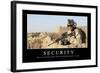 Security: Inspirational Quote and Motivational Poster-null-Framed Photographic Print