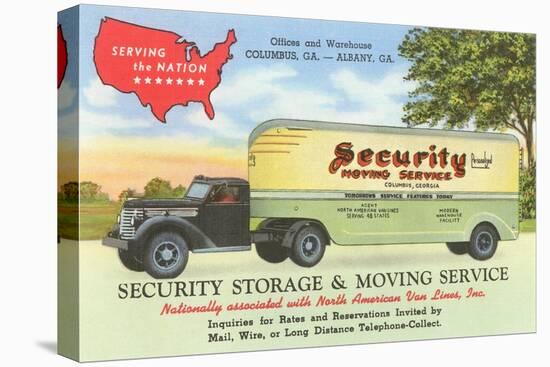 Security Moving and Storage Advertisement-null-Stretched Canvas