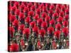 Security Personnel March at the Republic Day Parade in New Delhi, India, Friday, January 26, 2007-Mustafa Quraishi-Stretched Canvas