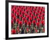Security Personnel March at the Republic Day Parade in New Delhi, India, Friday, January 26, 2007-Mustafa Quraishi-Framed Photographic Print