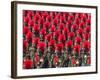 Security Personnel March at the Republic Day Parade in New Delhi, India, Friday, January 26, 2007-Mustafa Quraishi-Framed Photographic Print