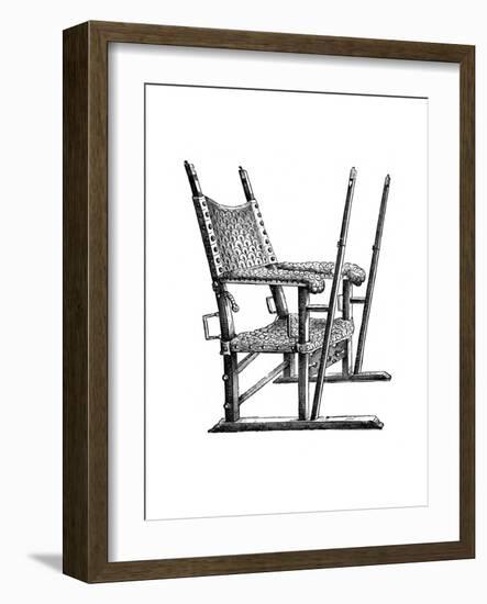 Sedan Chair of Charles V, 14th Century-null-Framed Giclee Print