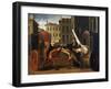 Sedan Chair, Scene from Commedia Dell'Arte-Claude Gillot-Framed Giclee Print