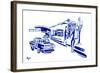 Sedan-Josh Byer-Framed Giclee Print