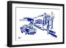 Sedan-Josh Byer-Framed Giclee Print