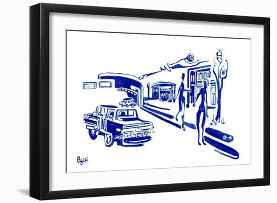 Sedan-Josh Byer-Framed Giclee Print