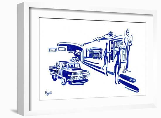 Sedan-Josh Byer-Framed Giclee Print