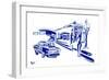 Sedan-Josh Byer-Framed Giclee Print