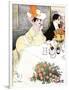 Sedate French Diners-Georges Meunier-Framed Art Print